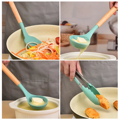 12 Pcs Silicone Kitchen Utensils