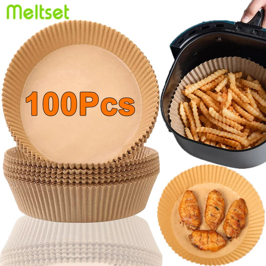 50/100Pcs Air Fryer Disposable Paper