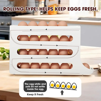 Auto Rolling Egg Holder