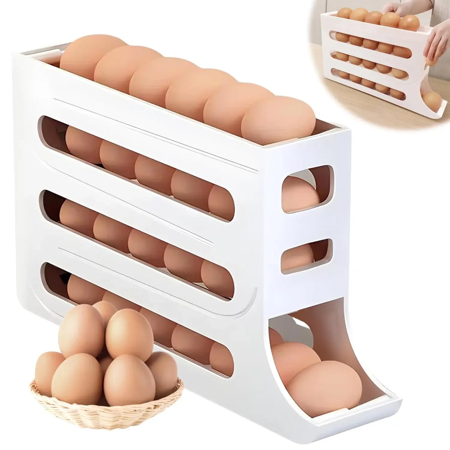 Auto Rolling Egg Holder