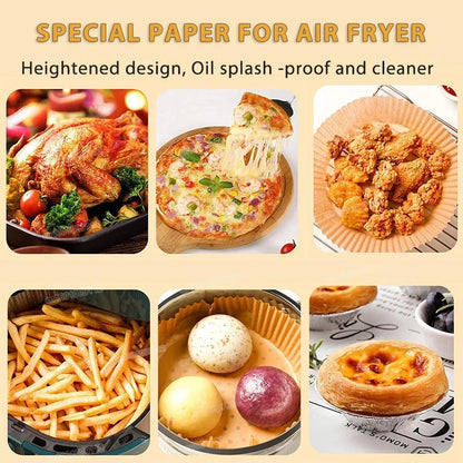 50/100Pcs Air Fryer Disposable Paper