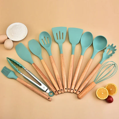 12 Pcs Silicone Kitchen Utensils