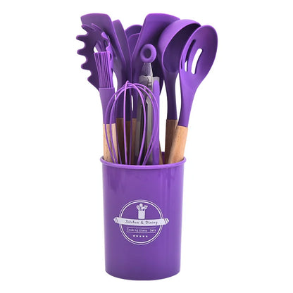 12 Pcs Silicone Kitchen Utensils